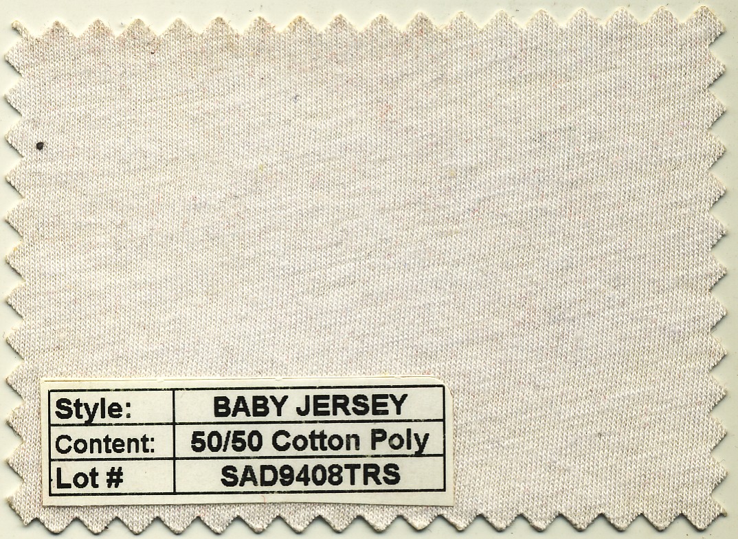 Baby Jersey 50/50 Poly Cotton